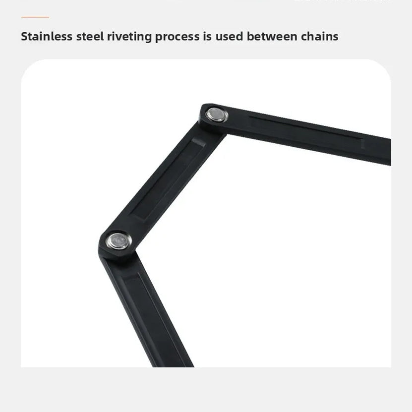 BikeKiLox Foldable Bike Lock - High-Manganese Steel Anti-Theft Protection