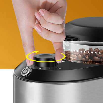 GrixFeni Precision Burr Coffee Grinder – 28 Settings & Anti-Static