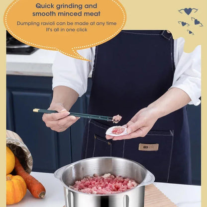 GrixMici Electric Meat Grinder – 2500W Peak Power, Stainless Steel Blades & 3 Grinding Plates