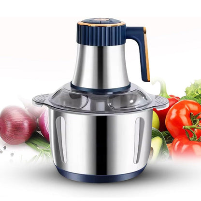 GrixMici Electric Meat Grinder – 2500W Peak Power, Stainless Steel Blades & 3 Grinding Plates