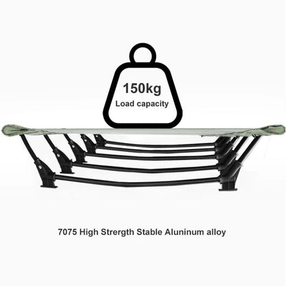 HaciVelas 7075 Aluminum Heavy-Duty Camping Cot