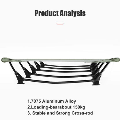 HaciVelas 7075 Aluminum Heavy-Duty Camping Cot