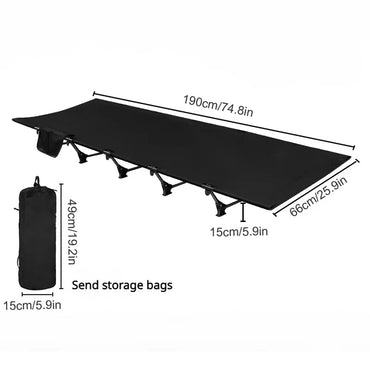 HaciVelas 7075 Aluminum Heavy-Duty Camping Cot