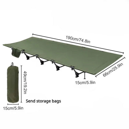 HaciVelas 7075 Aluminum Heavy-Duty Camping Cot