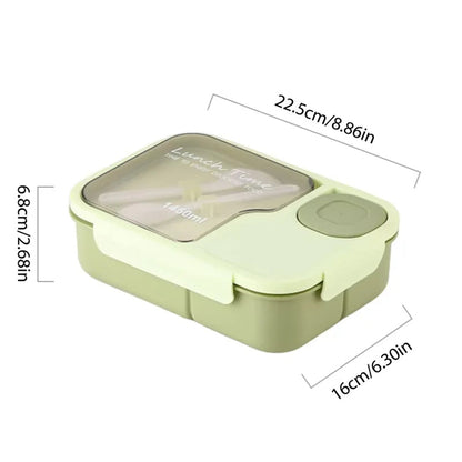 HaitScor Kids Insulated & Leakproof 3-Compartment Lunch Box