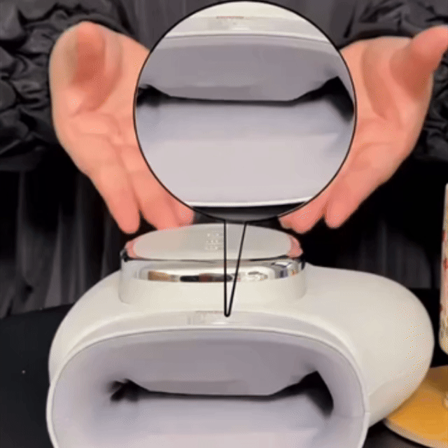 HanLisso Cordless Hand Massager with Heat and Compression