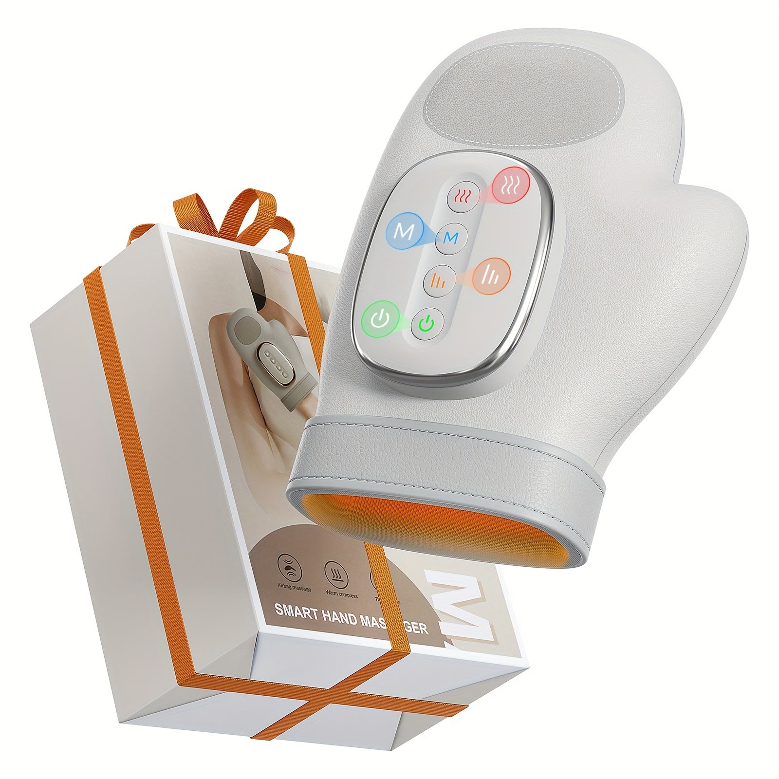 HanLisso Cordless Hand Massager with Heat and Compression