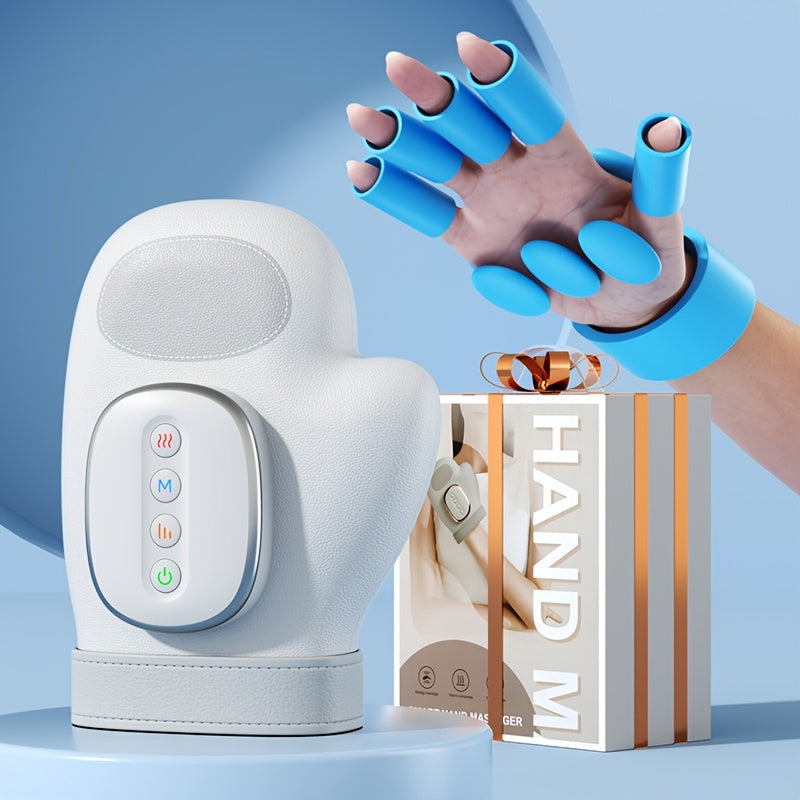 HanLisso Cordless Hand Massager with Heat and Compression