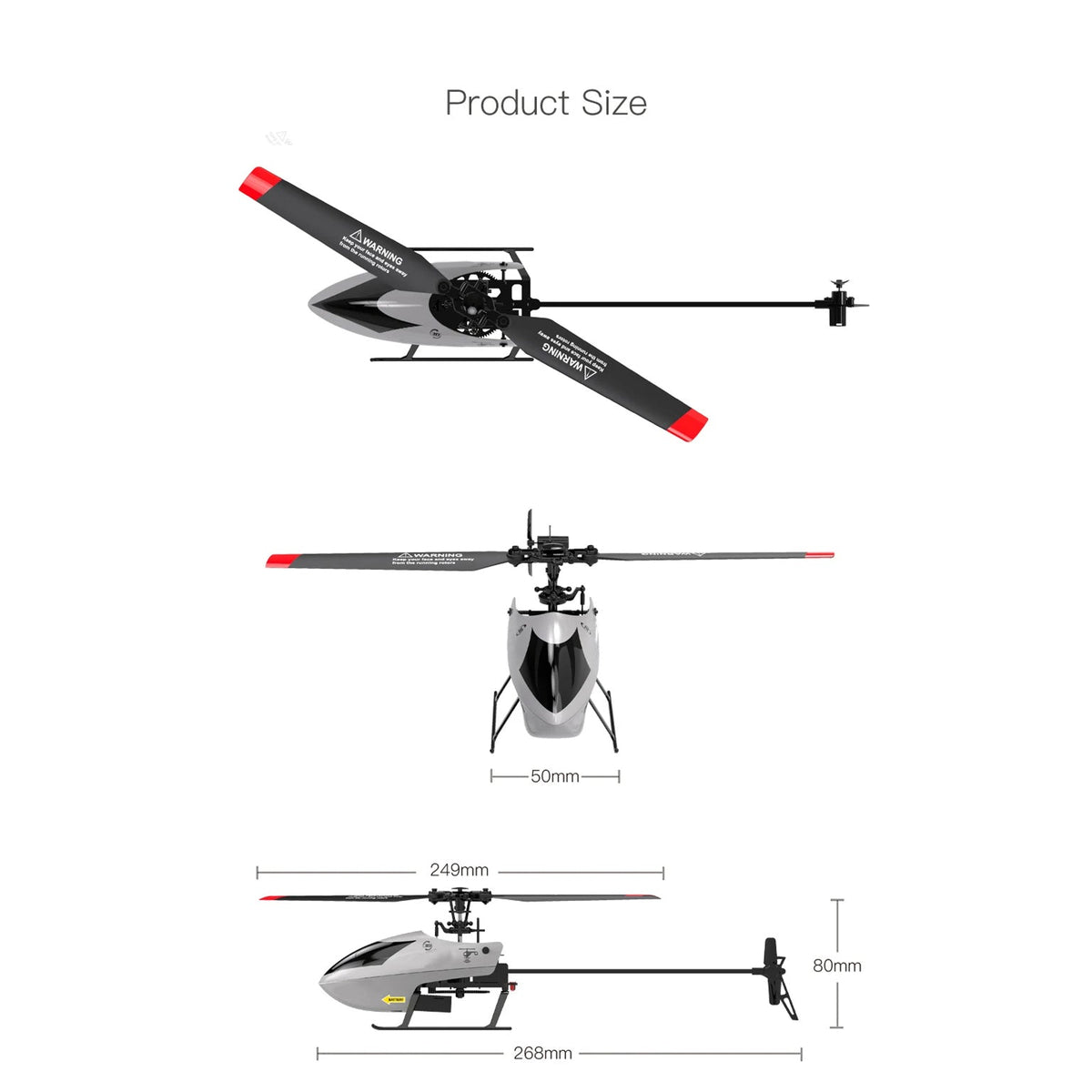 HeliNovax Stable Flight RC Helicopter with 6-Axis Gyro
