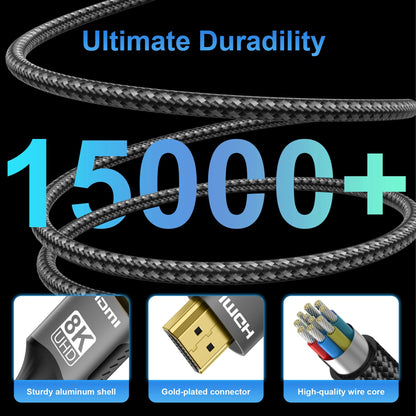 HimiBlixa HDMI 2.1 48Gbps 8K 60Hz 4K 120Hz Cable