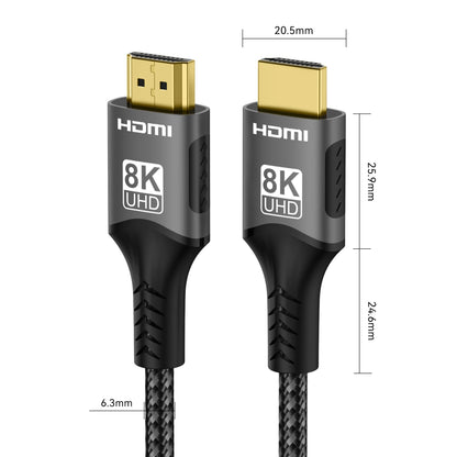 HimiBlixa HDMI 2.1 48Gbps 8K 60Hz 4K 120Hz Cable