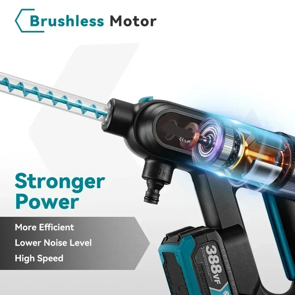 HistBeaz 3500W Cordless Pressure Washer - 220 Bar Portable Cleaning