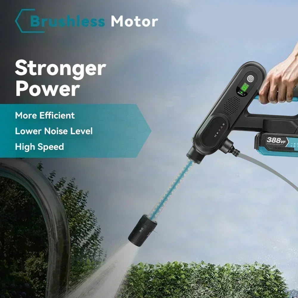 HistBeaz 3500W Cordless Pressure Washer - 220 Bar Portable Cleaning
