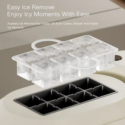IcyBaxu Portable Countertop Ice Maker – 26lbs Daily Yield, 9 Bullet Cubes in 6 Mins & Self-Clean