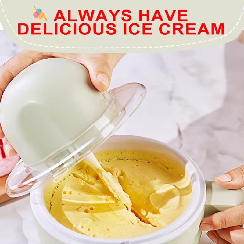 IcyMexi Automatic Ice Cream Maker – 1.5L High Capacity, 20-Min Rapid Freezing & BPA-Free Design