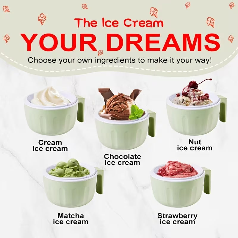 IcyMexi Automatic Ice Cream Maker – 1.5L High Capacity, 20-Min Rapid Freezing & BPA-Free Design