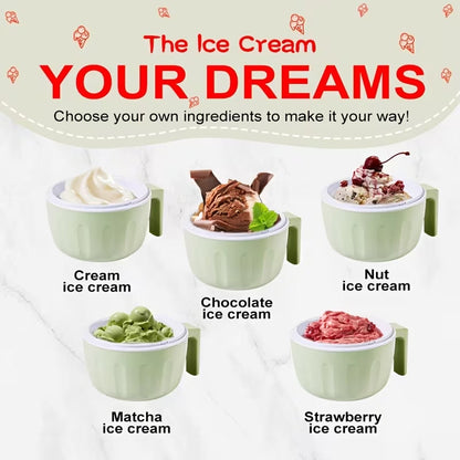 IcyMexi Automatic Ice Cream Maker – 1.5L High Capacity, 20-Min Rapid Freezing & BPA-Free Design