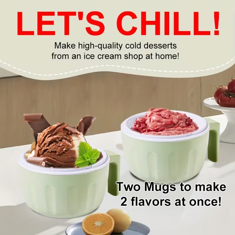IcyMexi Automatic Ice Cream Maker – 1.5L High Capacity, 20-Min Rapid Freezing & BPA-Free Design