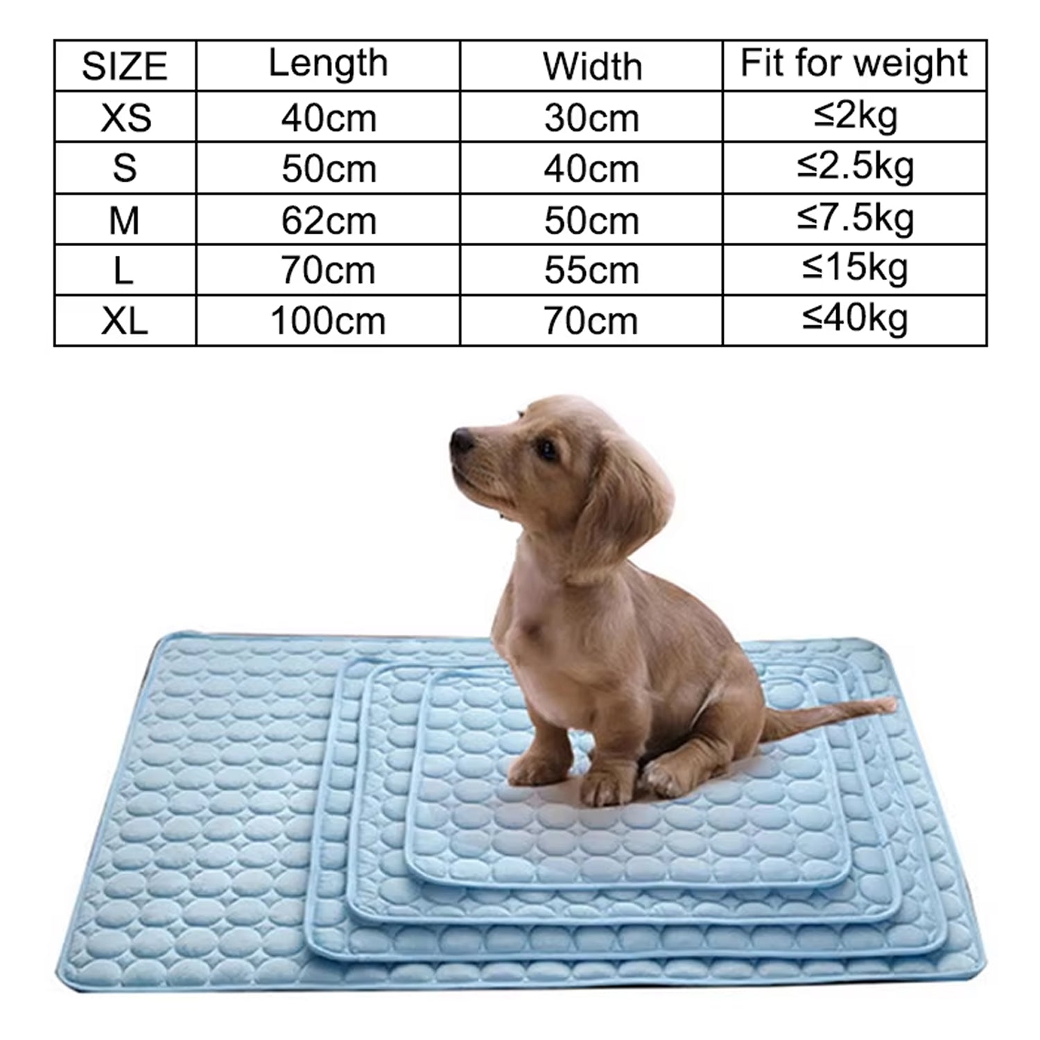 MajiColix Breathable CoolCore Dog Cooling Mat