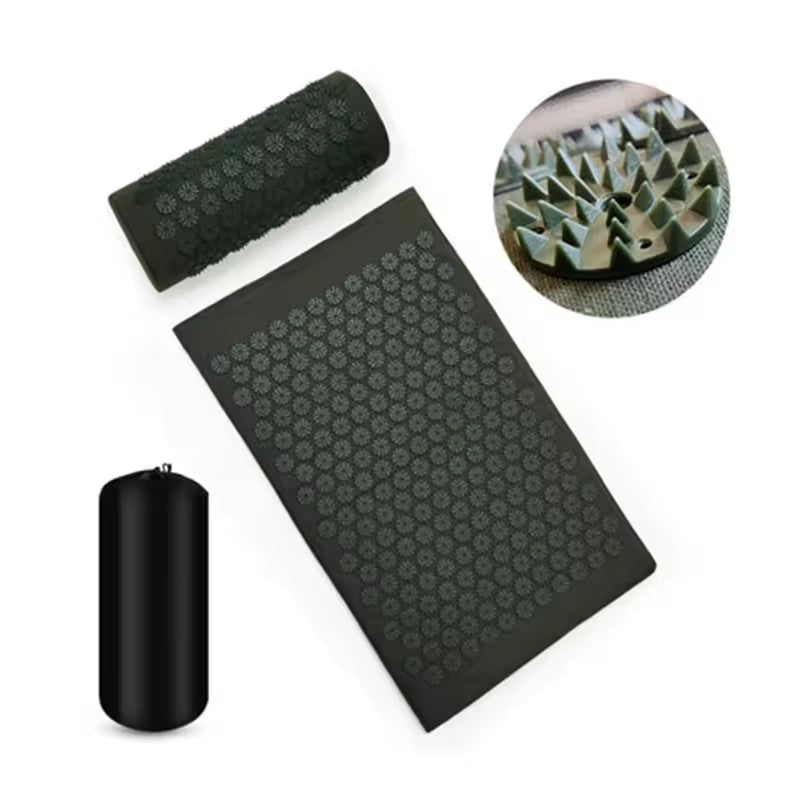MattBoxi Acupressure Mat and Pillow Set for Back Pain Relief