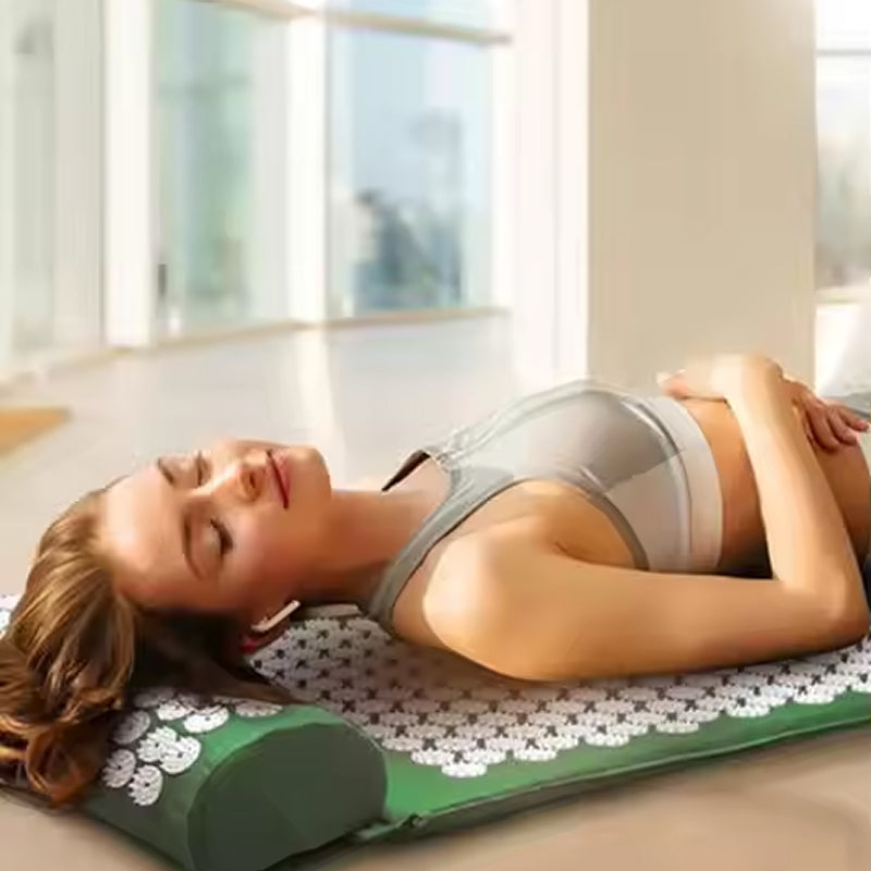 MattBoxi Acupressure Mat and Pillow Set for Back Pain Relief