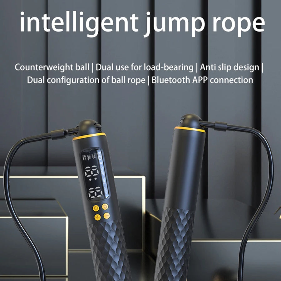 JaliRope Bluetooth Smart Skipping Rope with App Tracking