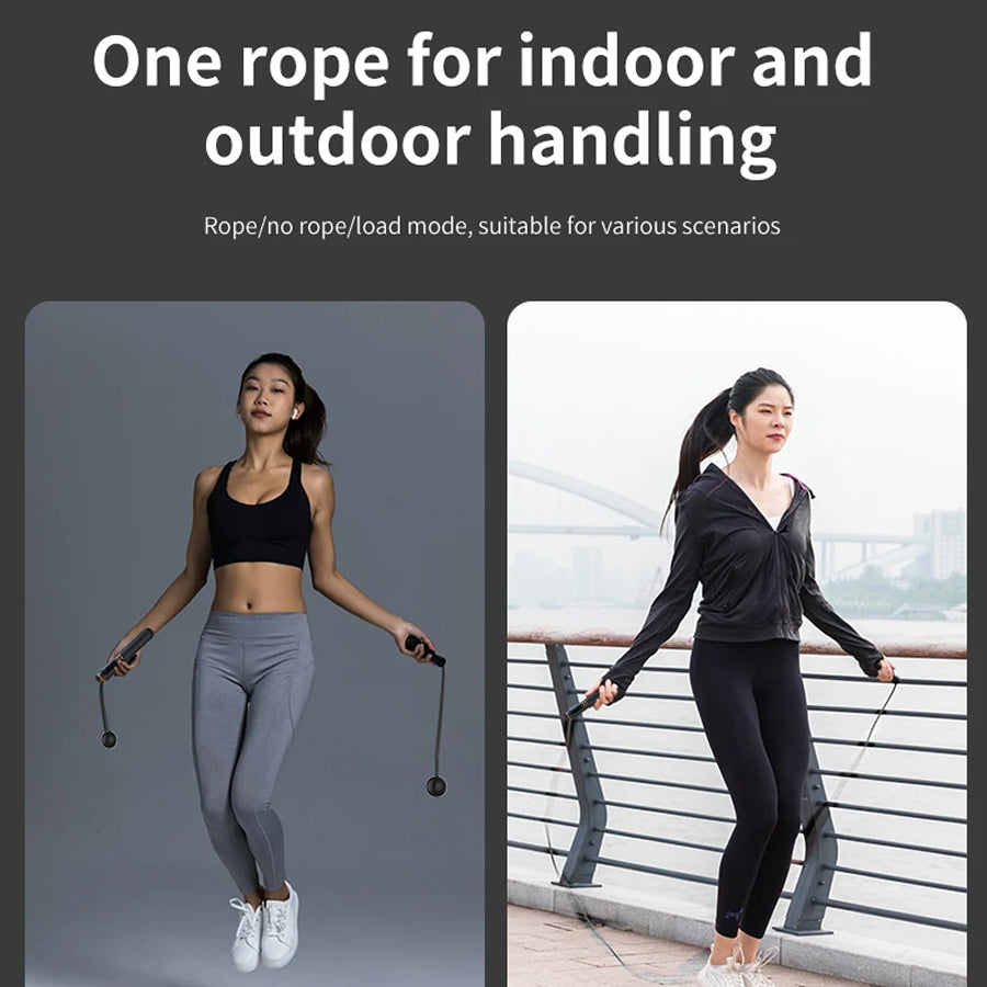 JaliRope Bluetooth Smart Skipping Rope with App Tracking