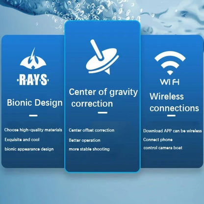 JetixBoat RC Boat: 40km/h with Real-Time HD Underwater Streaming