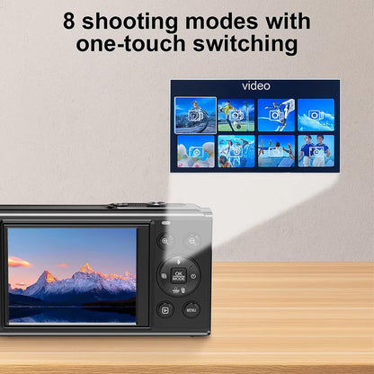 JixinCam 5K 80MP Digital Camera for Vlogging