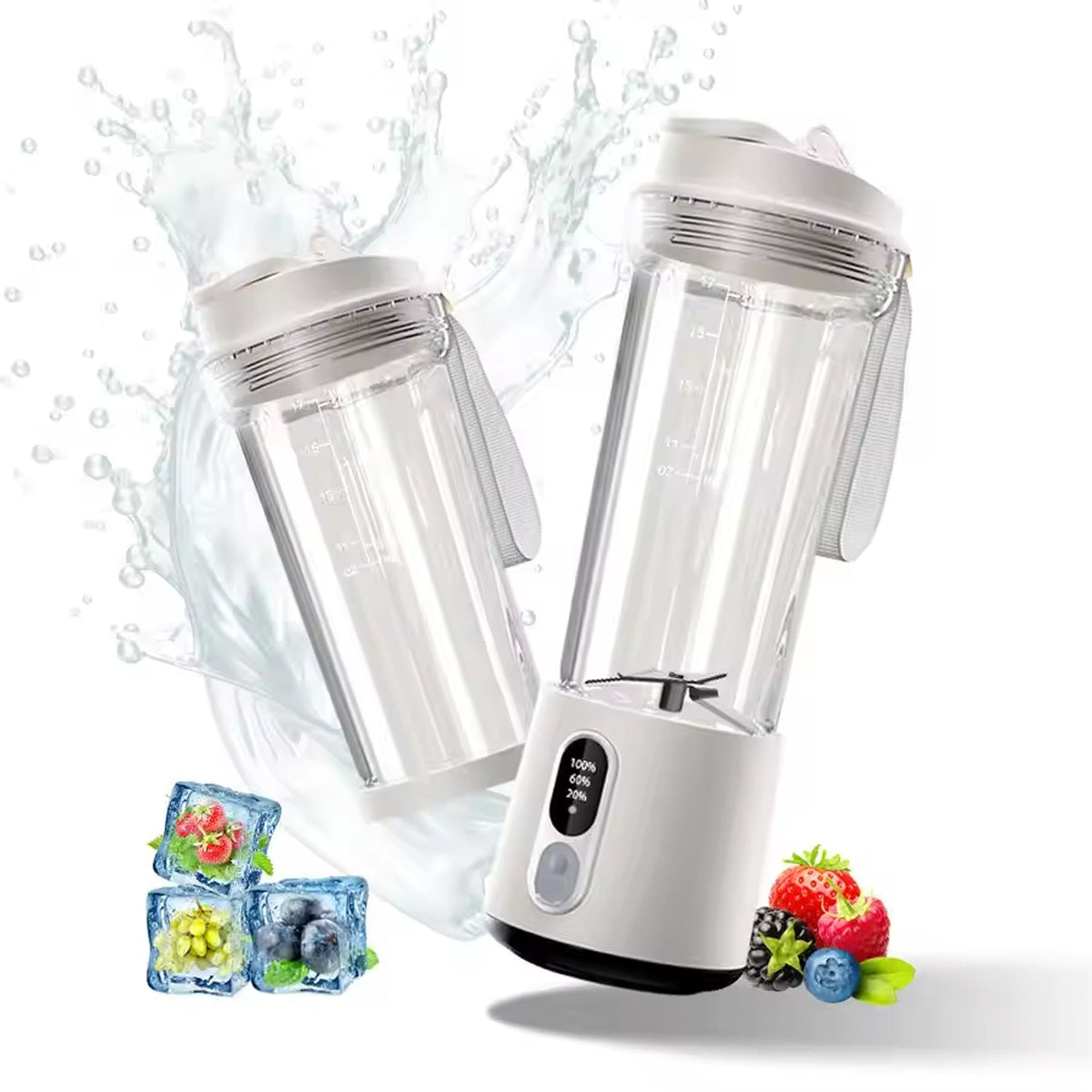 JucySpin 180W Portable Blender for Smoothies & Shakes