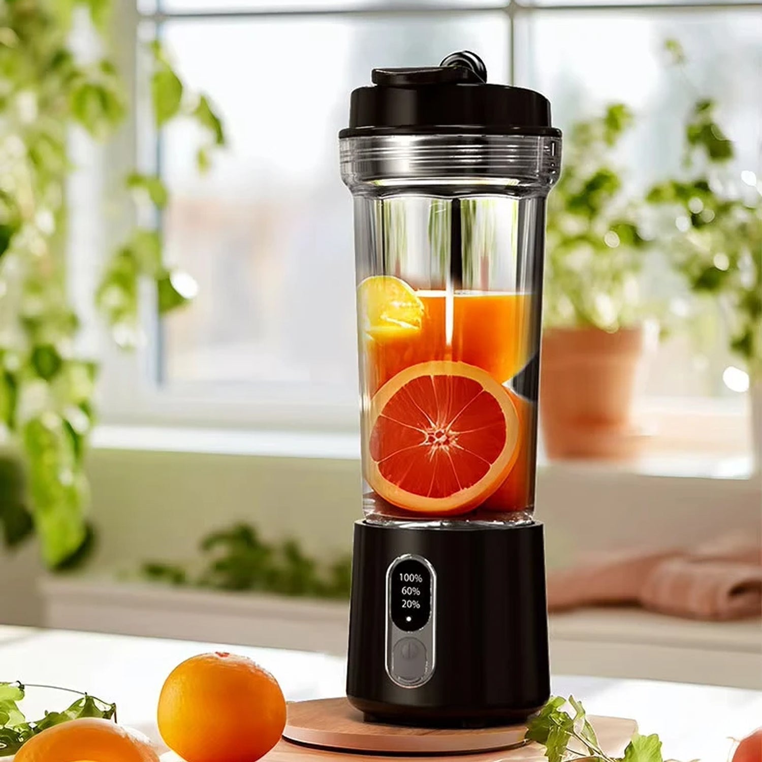 JucySpin 180W Portable Blender for Smoothies & Shakes