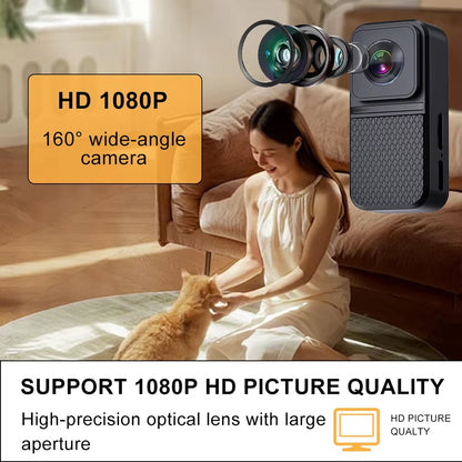 KITTITREK 1080P HD Pet Camera with 160° Wide-Angle Lens