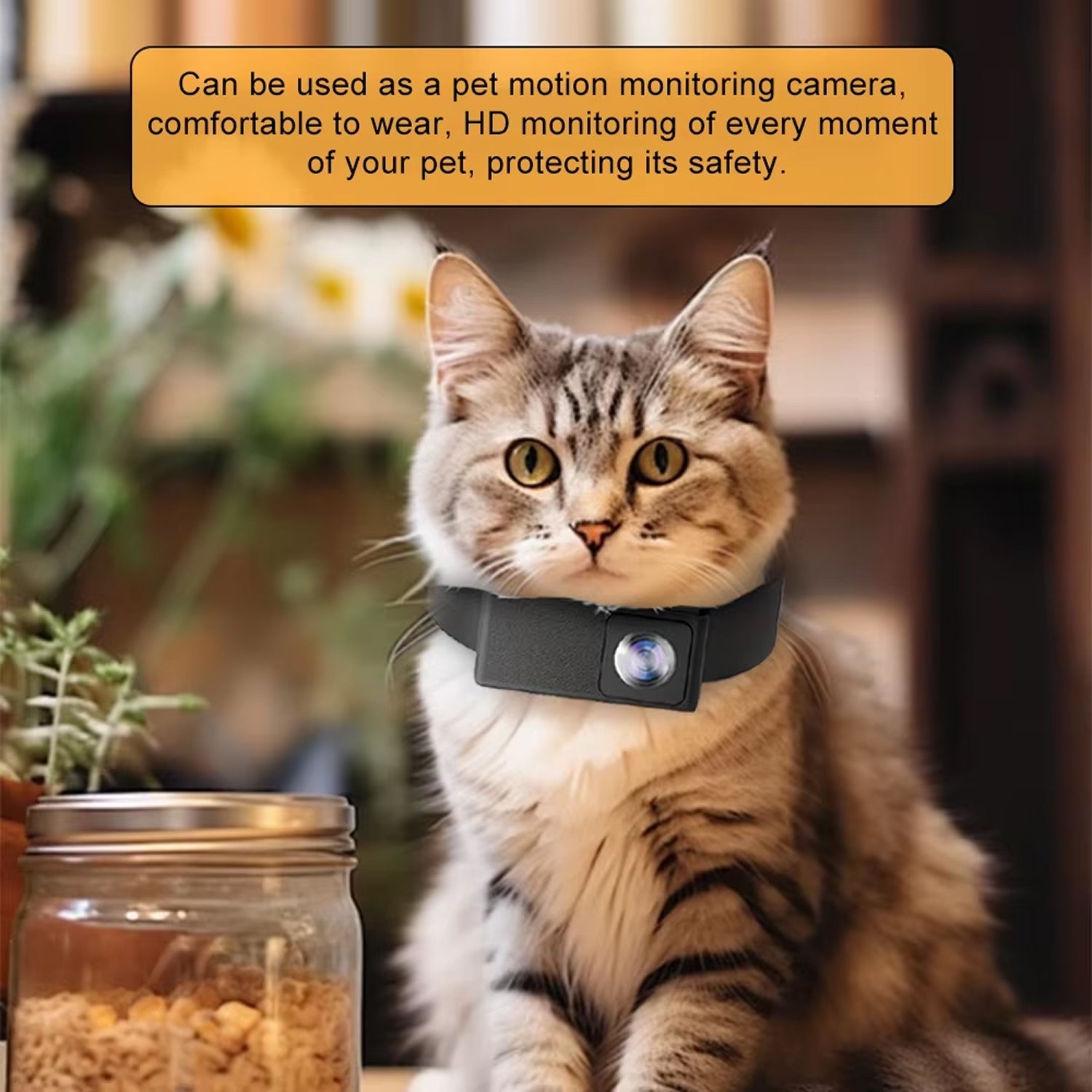KITTITREK 1080P HD Pet Camera with 160° Wide-Angle Lens