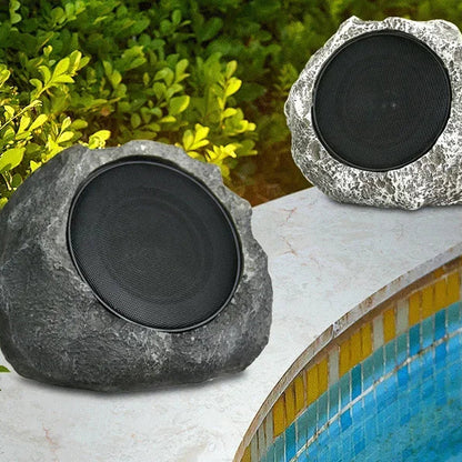LarnClis Waterproof Rock Garden Speaker with Solar Charging