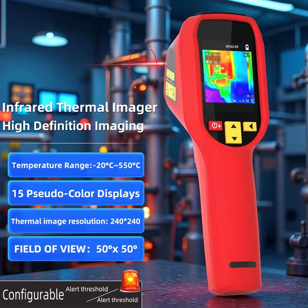 LensFlaro 240x240 Resolution Thermal Imaging Camera