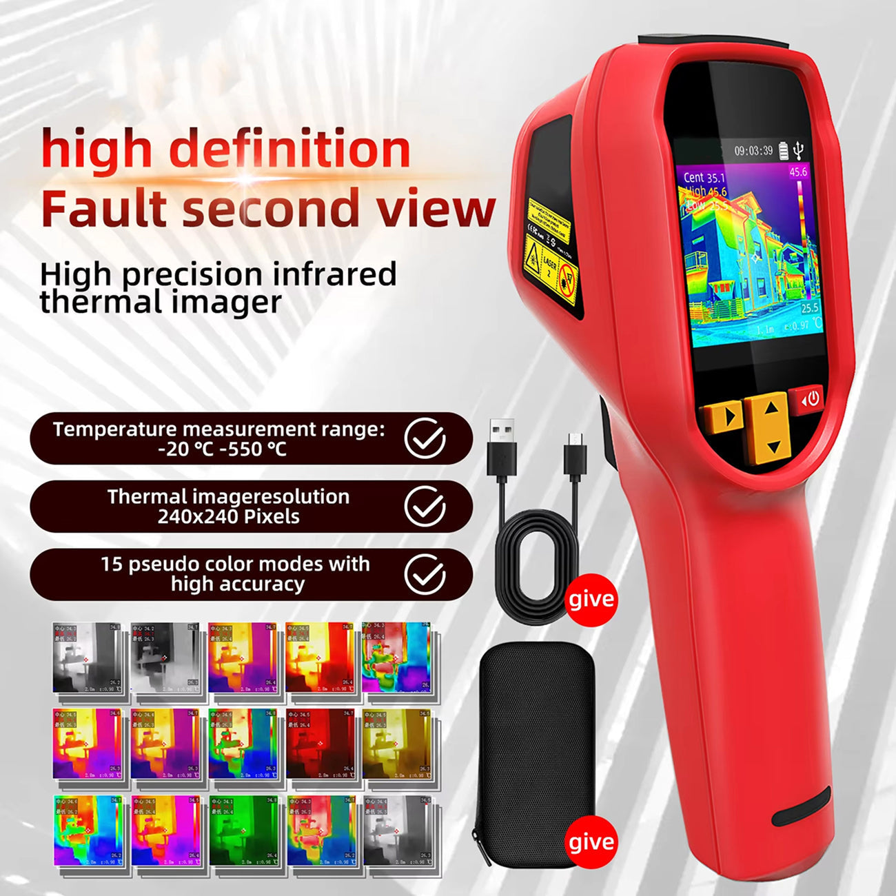LensFlaro 240x240 Resolution Thermal Imaging Camera