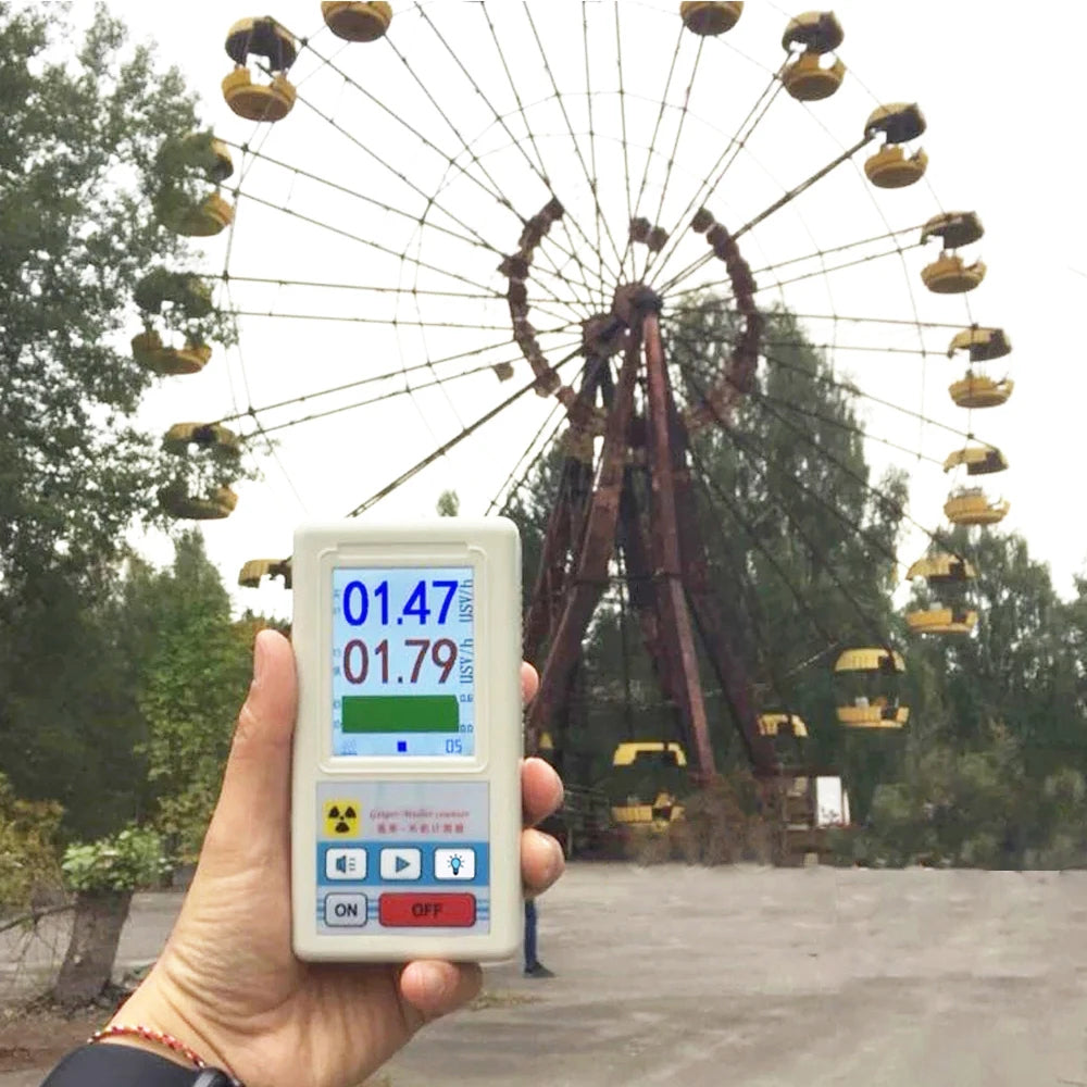 LideAlax Portable Geiger Counter Radiation Dosimeter