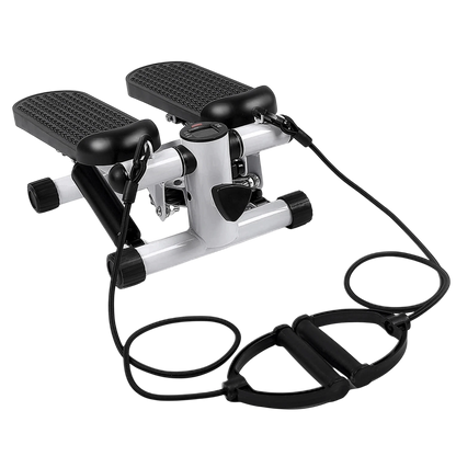 LitePreti Mini Stepper with Resistance Bands and LCD Monitor