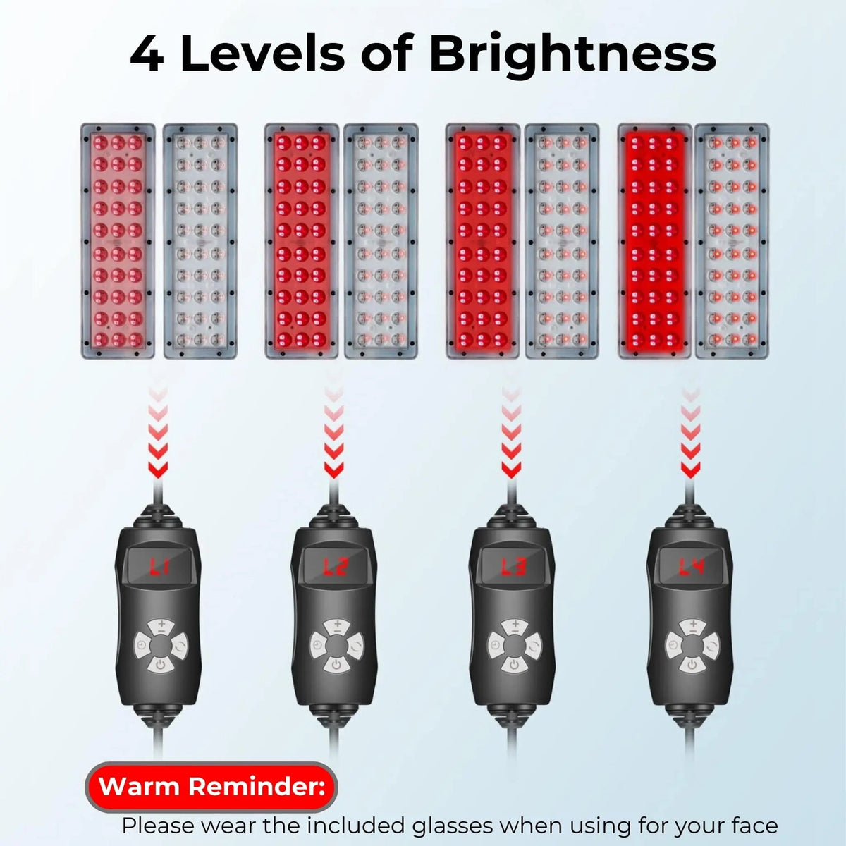 Lumorayvi Red Light Therapy Lamp with Stand Dual Wavelength Deep Tissue Relief
