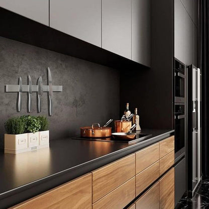 LynTensi No-Drill Magnetic Knife Holder | 304 Stainless Steel Organizer