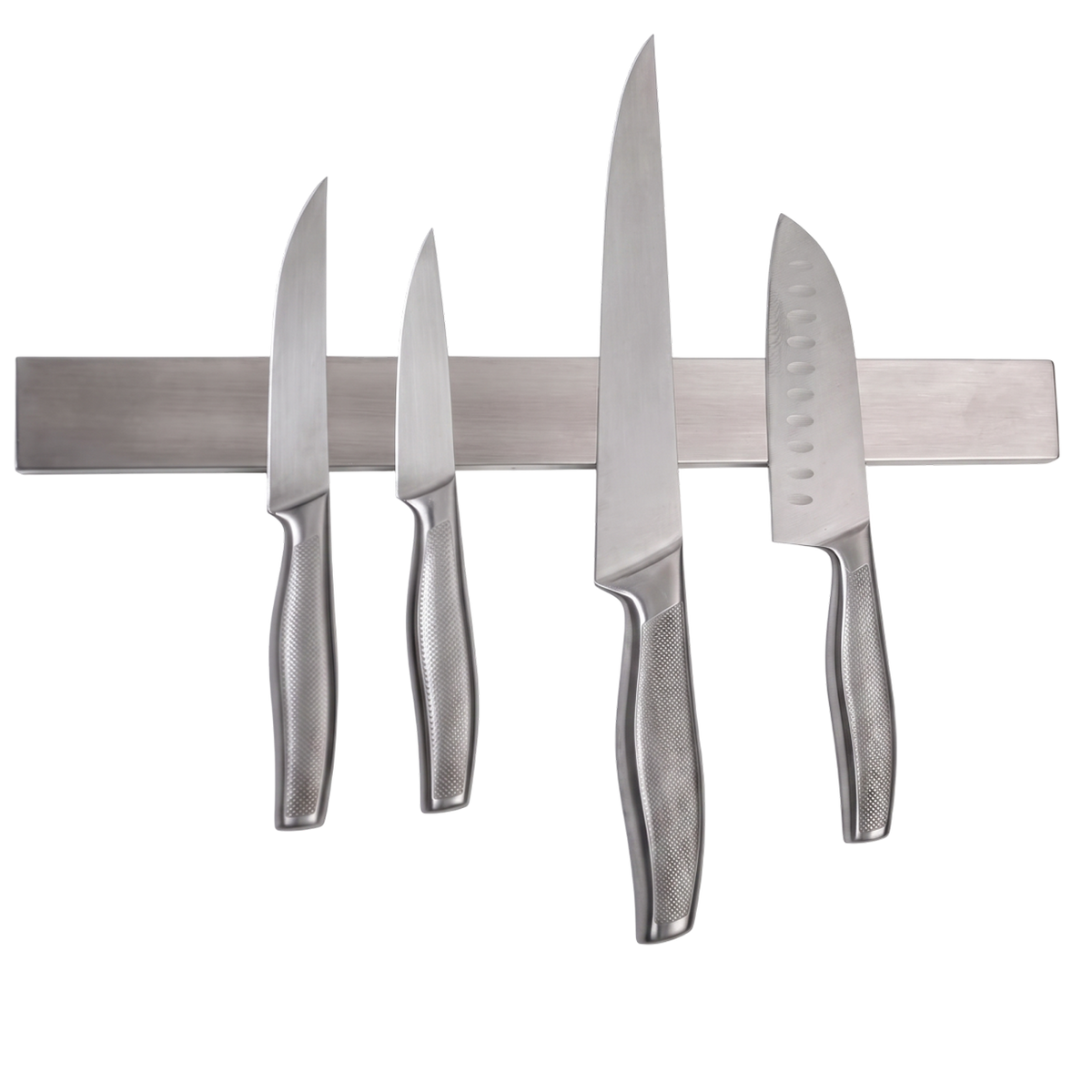LynTensi No-Drill Magnetic Knife Holder | 304 Stainless Steel Organizer