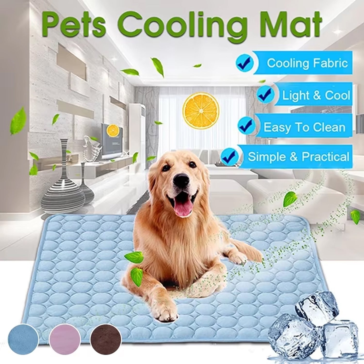 MajiColix Breathable CoolCore Dog Cooling Mat