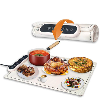 MealCobi Electric Food Warmer Mat with 6 Temp Settings & 24H Timer