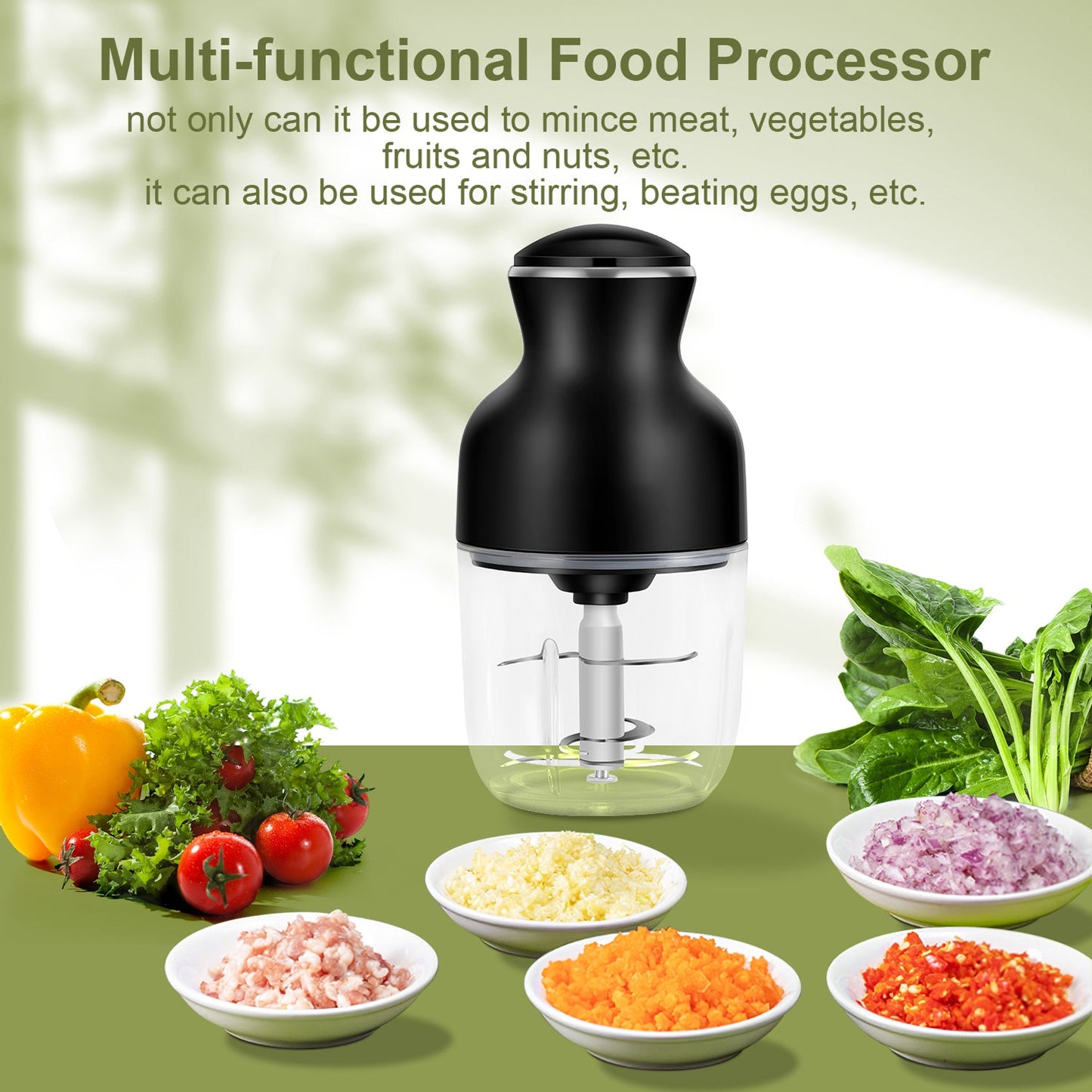MeaviMax Home Meat Grinder – Heavy Duty Stainless Steel, 3 Sizes Mincing Plates & Sausage Kit