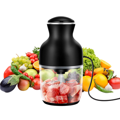 MeaviMax Home Meat Grinder – Heavy Duty Stainless Steel, 3 Sizes Mincing Plates & Sausage Kit