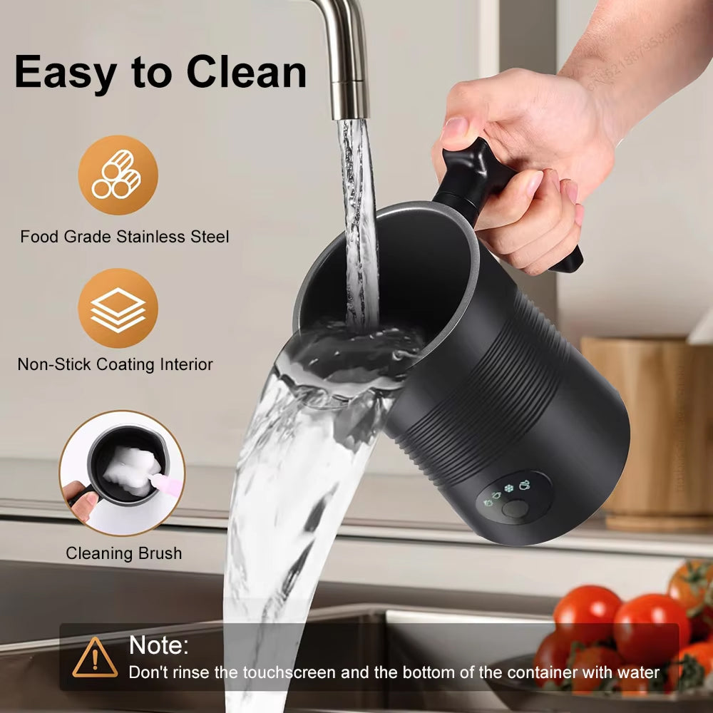 MilkaPlex Automatic Milk Frother with 6500 RPM Rotation