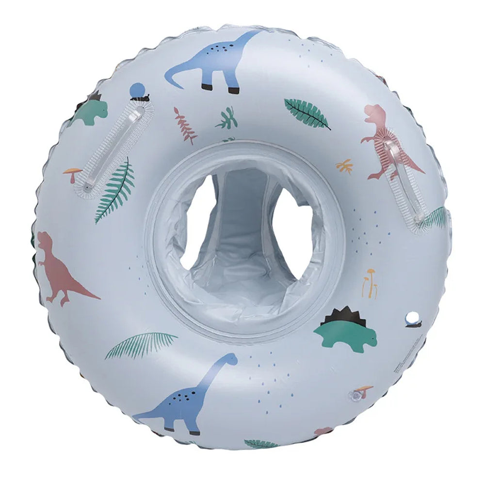 MofisCox Smart Baby Swimming Float with Sun Canopy & Anti-Flip Seat
