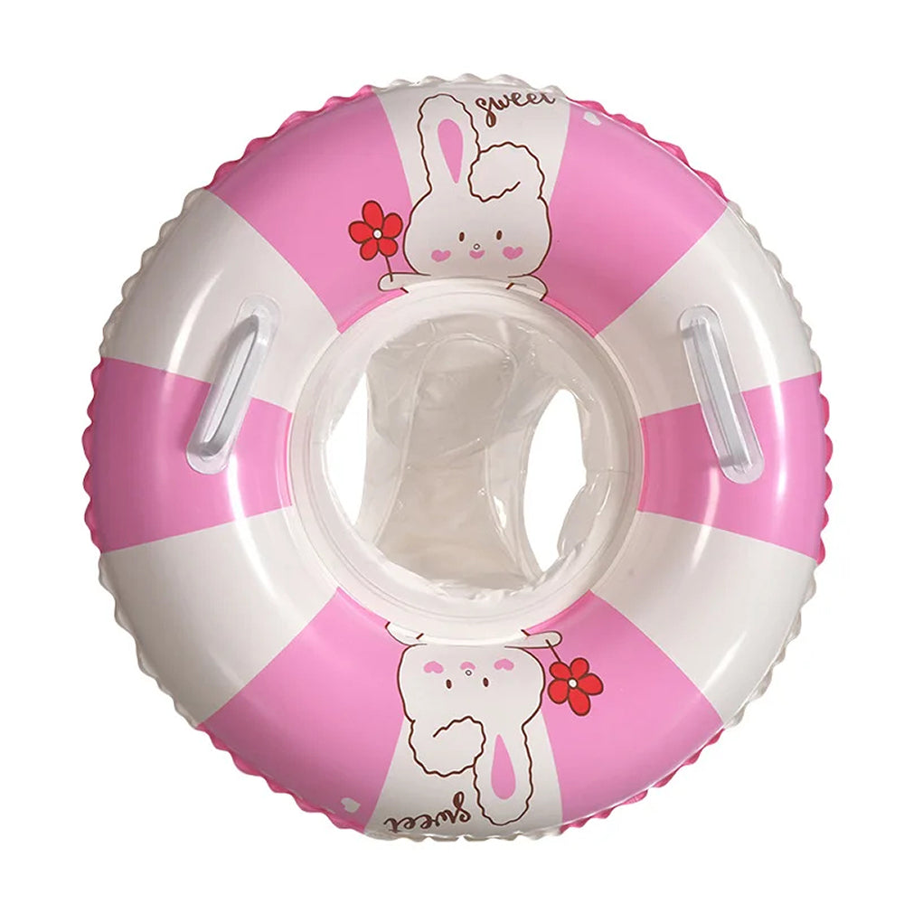 MofisCox Smart Baby Swimming Float with Sun Canopy & Anti-Flip Seat