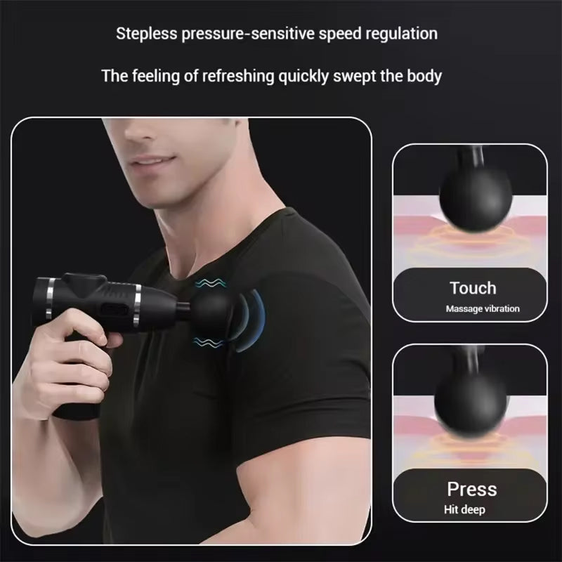 MusClixe Deep Tissue Massage Gun for Athletes