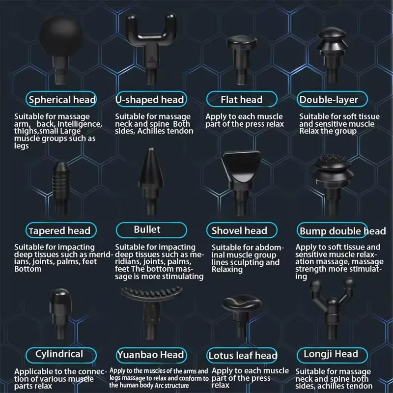 MusClixe Deep Tissue Massage Gun for Athletes